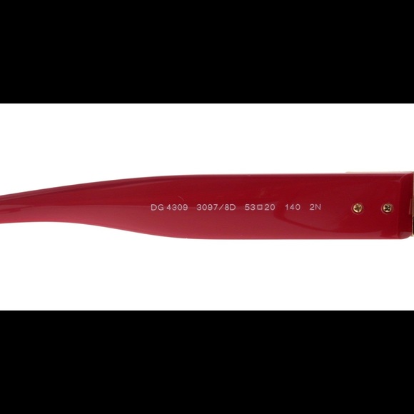 Red Dolce & Gabbana DG4309 Sunglasses - Picture 5 of 9